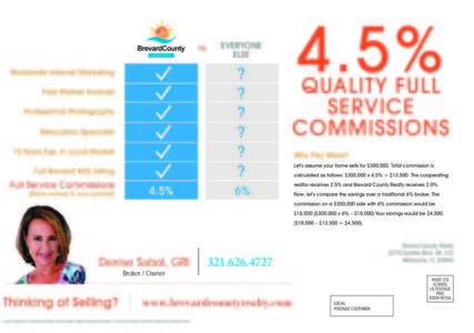 Brevard County Home Sellers Receive Quality Full Service